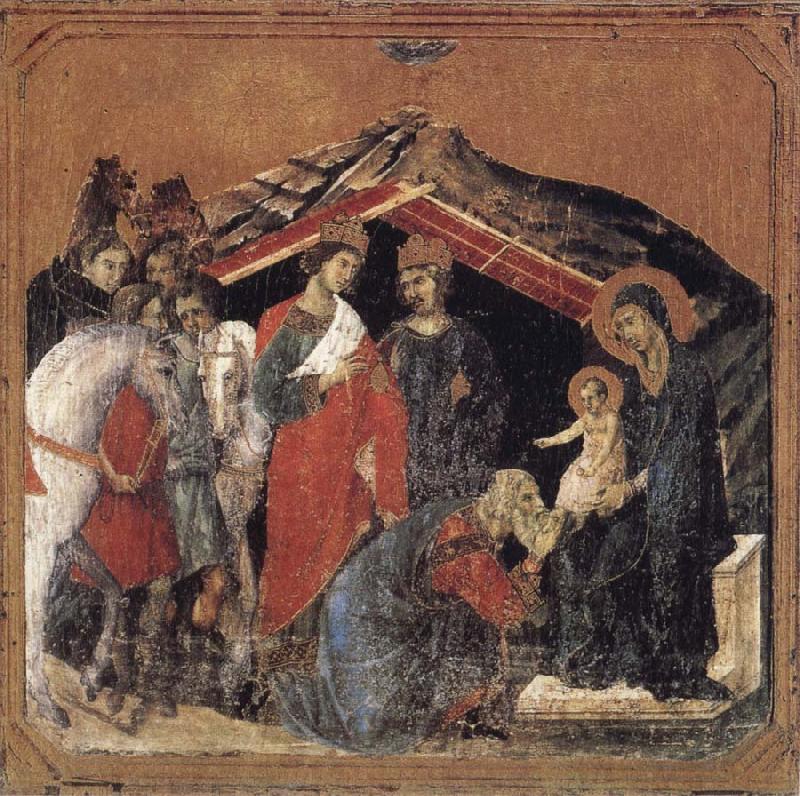Duccio di Buoninsegna Adoration of the Magi Sweden oil painting art